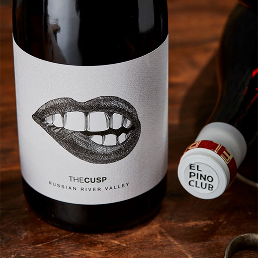 A bottle shot of El Pino Club The Cusp wine
